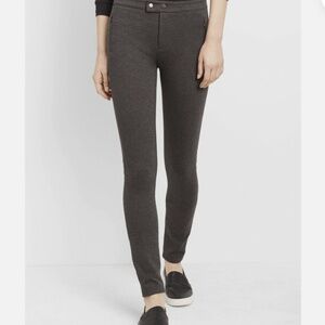 NWT VINCE SKY MID-RISE SKINNY PONTE STRETCH PANT CHARCOAL, size 8